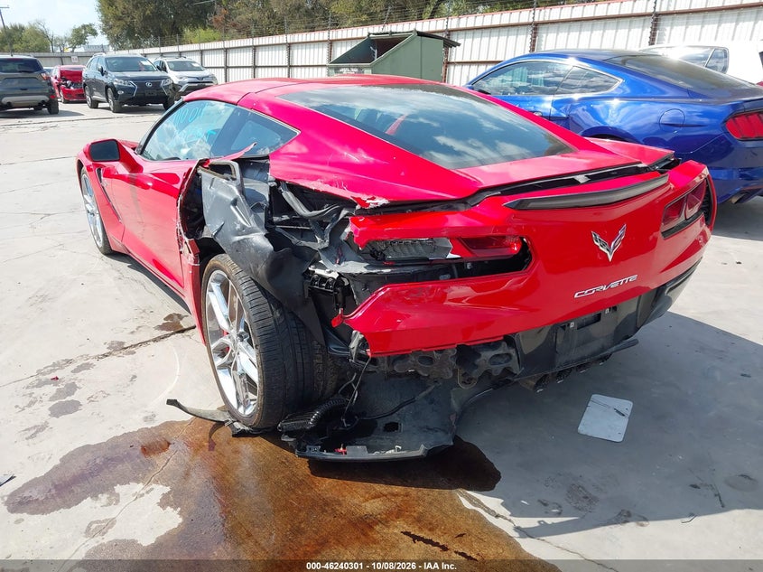 Vin: 1g1yb2d79k5101830, lot: 46740293, chevrolet corvette stingray 20193