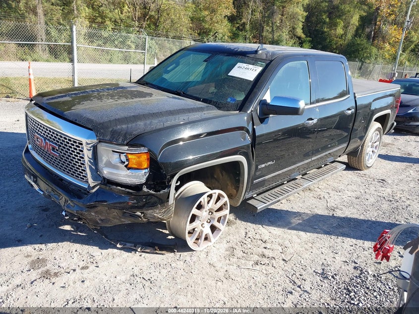 2015 GMC Sierra 1500 Denali, Left Front, IAAI, VIN 3GTU2WEC2FG155557 — photo 2