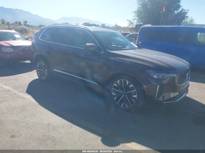 Vin: yv4h60pf6t1508657, lot: 46740330, volvo xc90 plug-in hybrid ultra, t8 awd, electric/gasoline, bright, 7 seats 2026 img_1