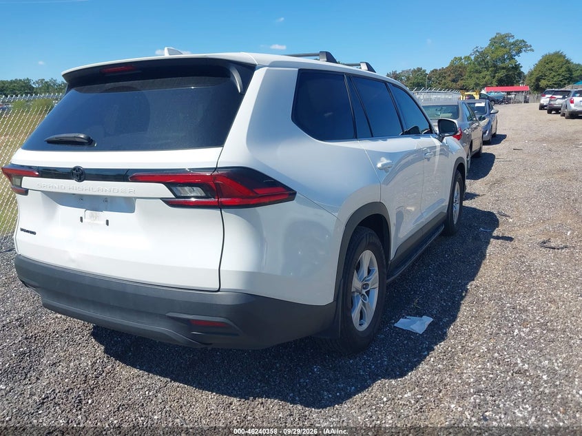 Vin: 5tdacab51ss040582, lot: 46740352, toyota grand highlander hybrid le 20254