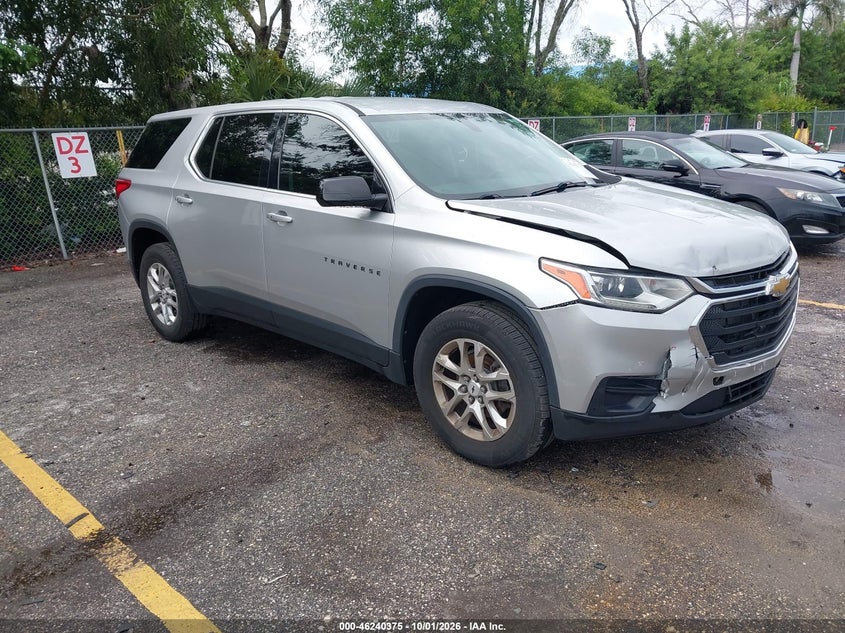 Vin: 1gnerfkw5lj237489, lot: 46740369, chevrolet traverse fwd ls 2020 img_1