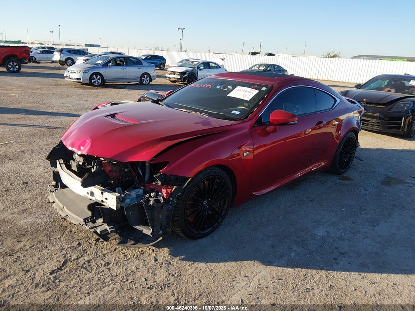 LEXUS RC F 2016 VIN JTHHP5BCXG5004880