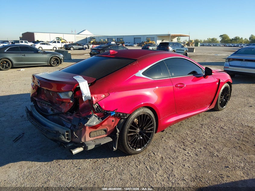 Vin: jthhp5bcxg5004880, lot: 46740389, lexus rc f 20164