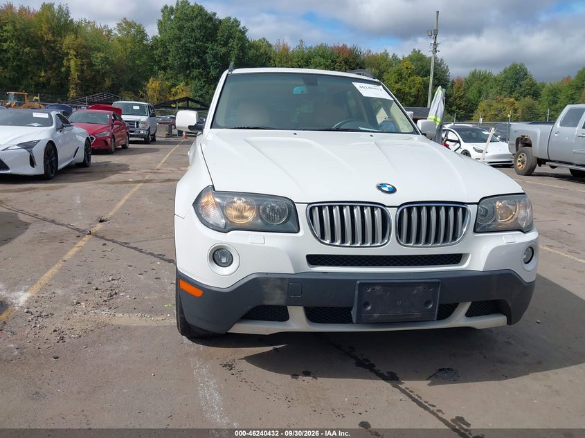 BMW X3 2008 VIN WBXPC93438WJ18029