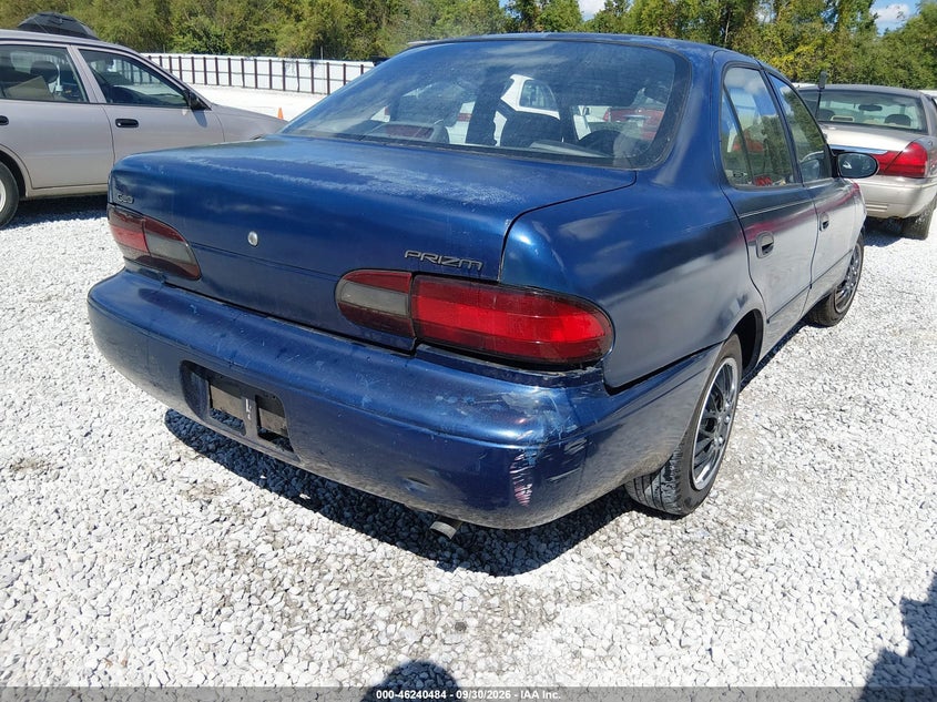 GEO PRIZM 1997 VIN 1Y1SK5265VZ436472