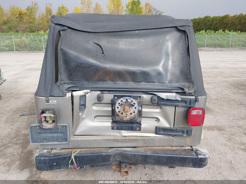 JEEP WRANGLER 2005 VIN 1J4FA39S95P338003
