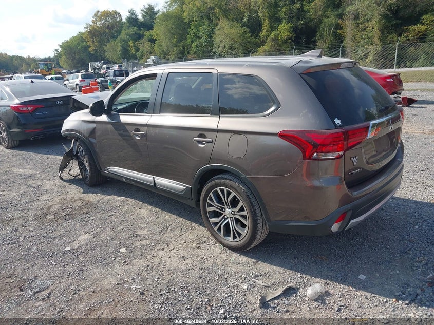 Vin: ja4ad3a3xh2049632, lot: 46740628, mitsubishi outlander 20173