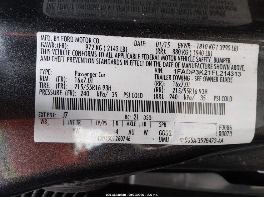 2015 FORD FOCUS SE · Фото 9