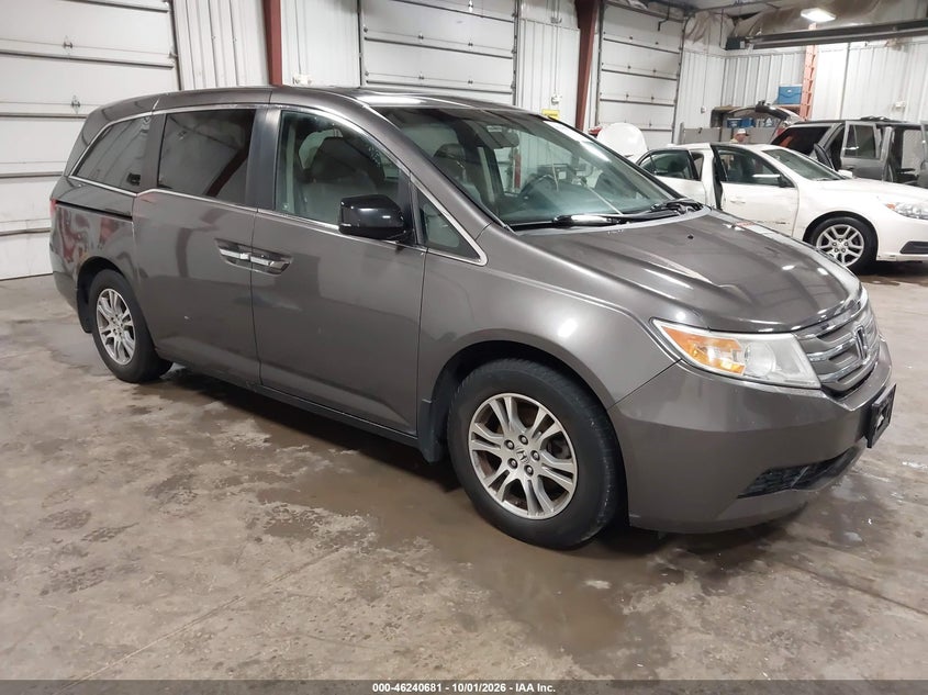 Vin: 5fnrl5h67cb006680, lot: 46740675, honda odyssey ex-l 20121