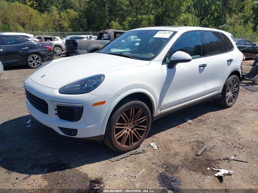 Vin: wp1aa2a27hka88976, lot: 46740685, porsche cayenne platinum edition 20172