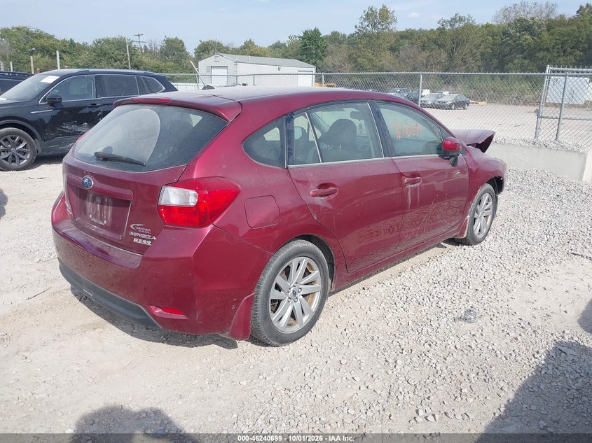 Vin: jf1gpab66g8349201, lot: 46740693, subaru impreza 2.0i premium 20164