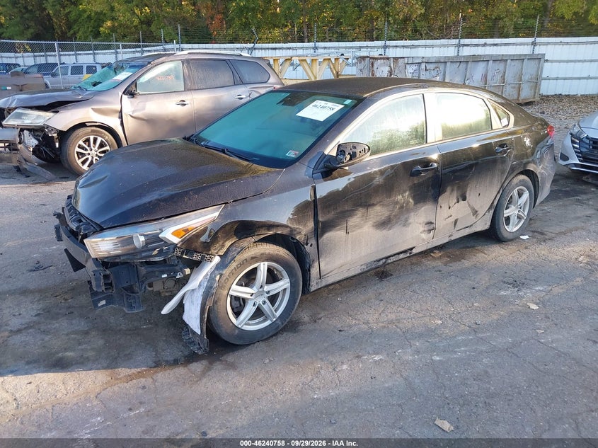 Vin: 3kpf24ad8ne500144, lot: 46740752, kia forte fe 20222