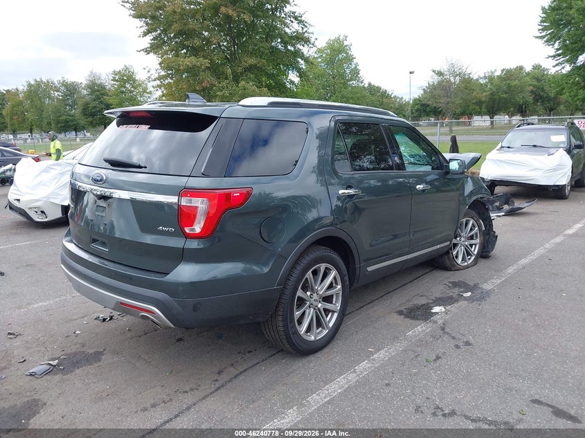 Vin: 1fm5k8f89gga18666, lot: 46740772, ford explorer limited 20164