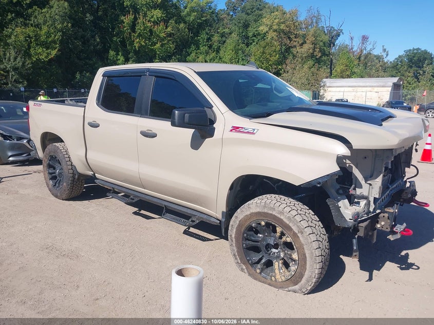 Vin: 3gcpdcek1ng677432, lot: 46740824, chevrolet silverado 1500 4wd  short bed custom trail boss 2022 img_1