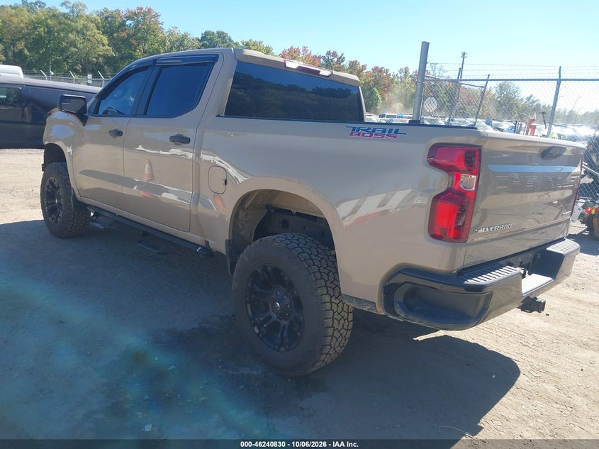 Vin: 3gcpdcek1ng677432, lot: 46740824, chevrolet silverado 1500 4wd  short bed custom trail boss 20223