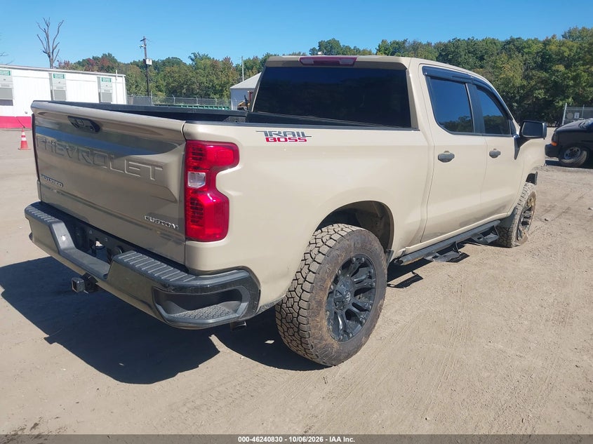 Vin: 3gcpdcek1ng677432, lot: 46740824, chevrolet silverado 1500 4wd  short bed custom trail boss 20224