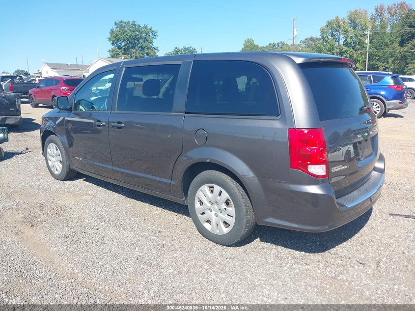 Vin: 2c4rdbgb5jr180274, lot: 46740829, dodge caravan 20183