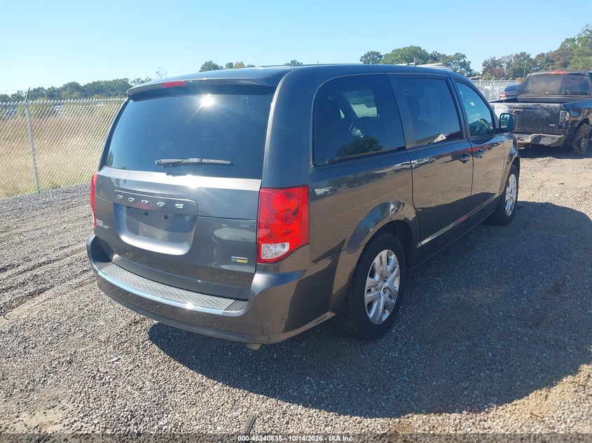 Vin: 2c4rdbgb5jr180274, lot: 46740829, dodge caravan 20184