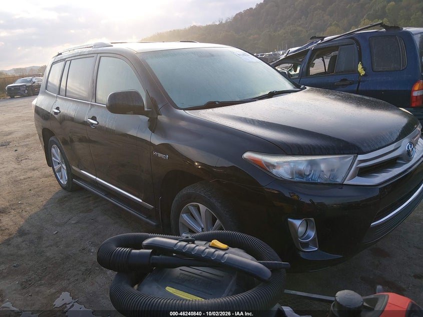Vin: jtedc3eh6c2006639, lot: 46740834, toyota highlander hybrid limited v6 2012 img_1