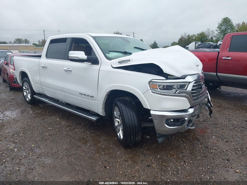 Vin: 1c6srfst2kn711690, lot: 46740837, ram 1500 longhorn  4x4 6'4 box 2019 img_1