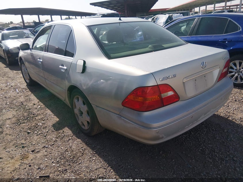 LEXUS LS 430 2001 VIN JTHBN30F010019728