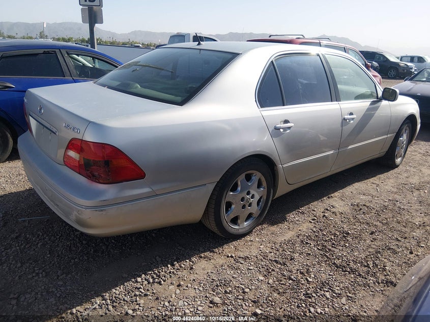 LEXUS LS 430 2001 VIN JTHBN30F010019728