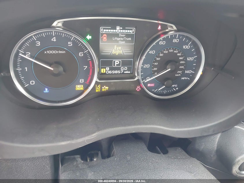 SUBARU CROSSTREK 2016 VIN JF2GPANC5G8311388