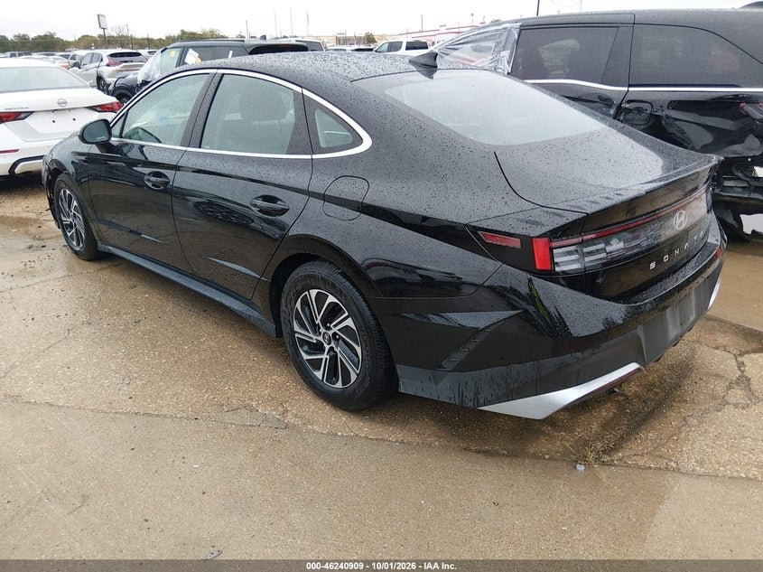 Vin: kmhl24jjxta165442, lot: 46740903, hyundai sonata hybrid blue 20263