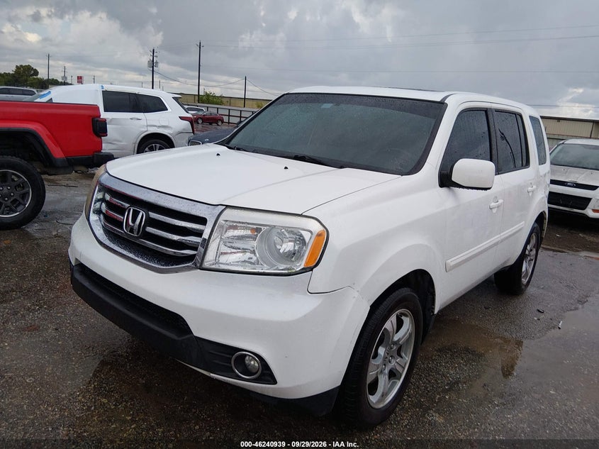Vin: 5fnyf3h59eb011669, lot: 46740933, honda pilot ex-l 20142