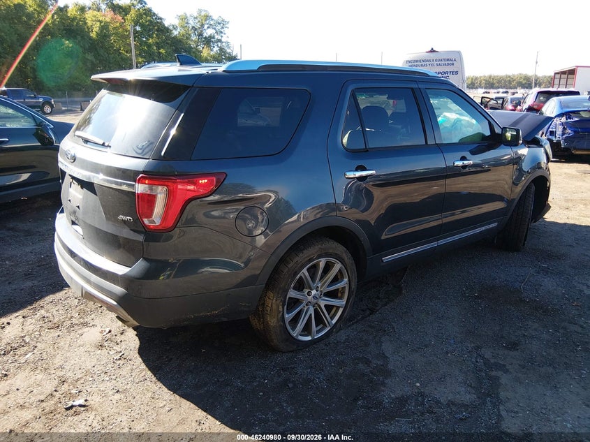 Vin: 1fm5k8f80hga66140, lot: 46740974, ford explorer limited 20174