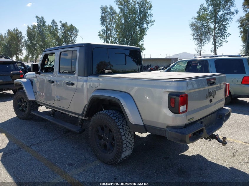 Vin: 1c6jjtam4ml541892, lot: 46741009, jeep gladiator sport s 4x4 20213