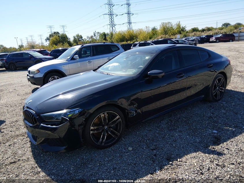 Vin: wbagv4c04mcg18767, lot: 46741094, bmw 840i gran coupe xdrive 20212