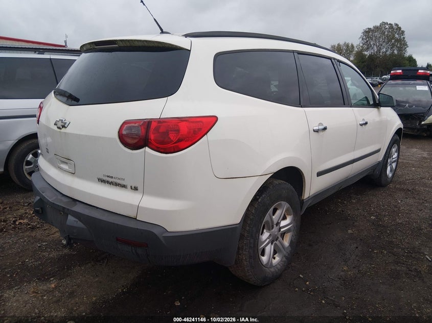 Vin: 1gnkveed0bj163769, lot: 46741140, chevrolet traverse ls 20114