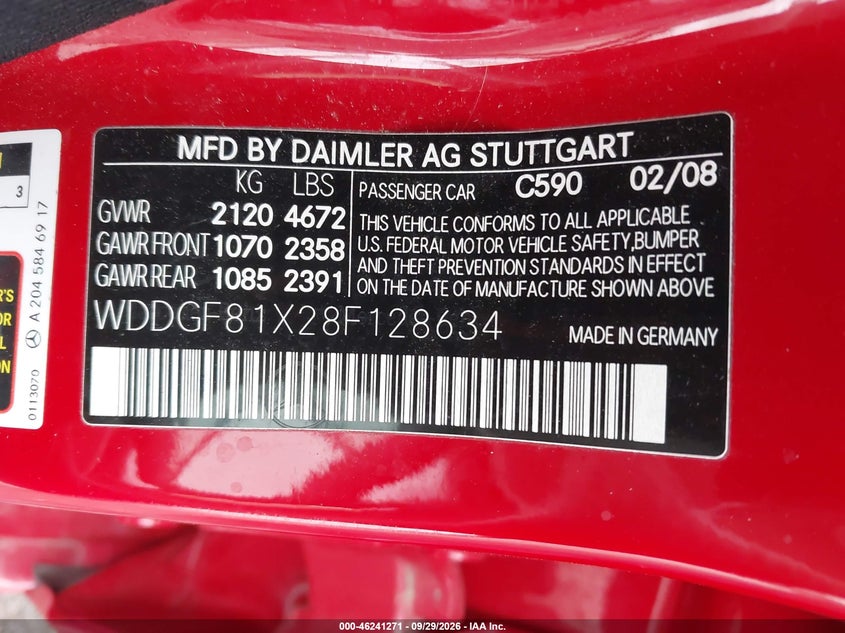 2008 MERCEDES-BENZ C-CLASS 3.0L SPORT · Фото 9