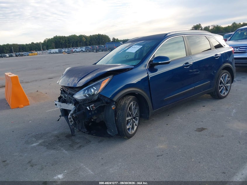 Vin: kndcc3lc1l5448122, lot: 46741271, kia niro touring 20202