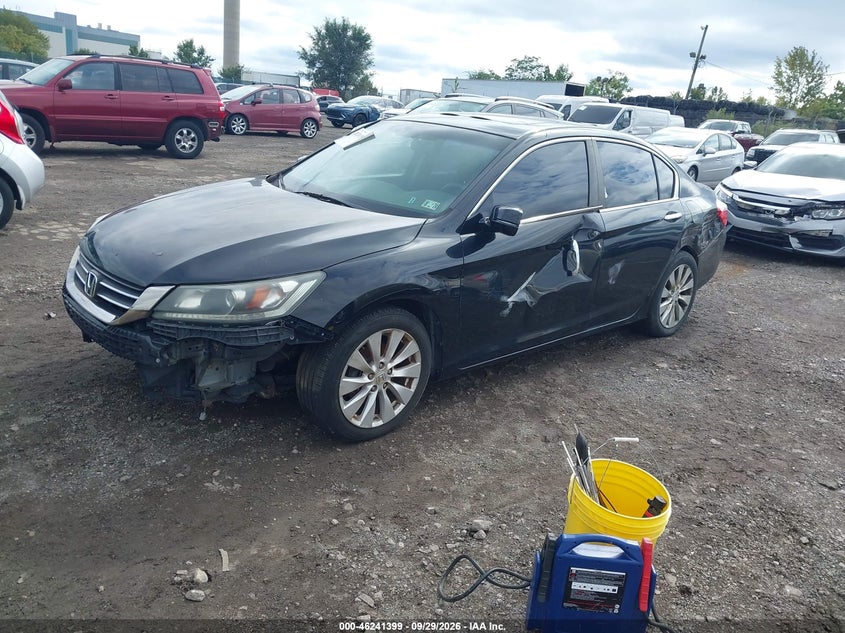 2013 Honda Accord Ex, Левый бок, IAAI, VIN 1HGCR2F78DA024860 — фото 2