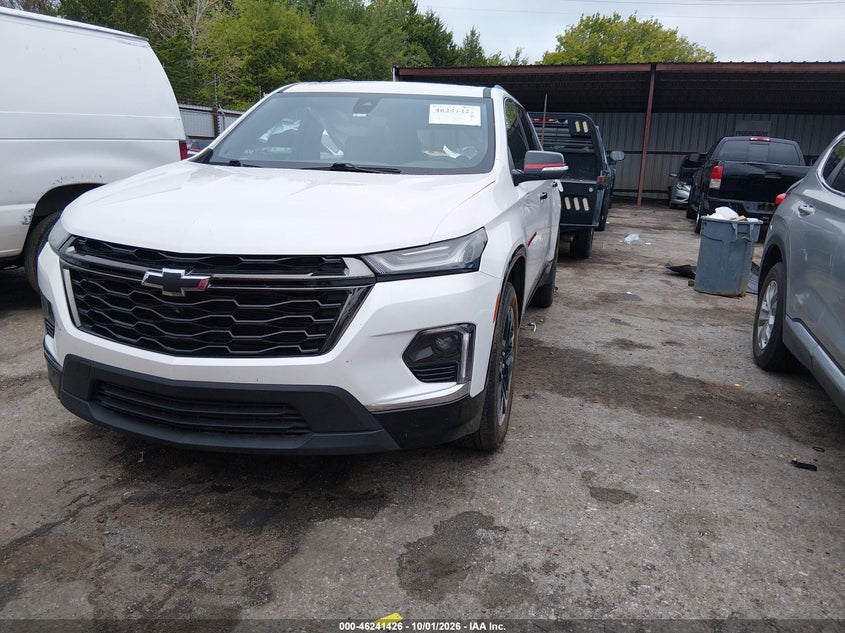 Vin: 1gnevkkw7pj276725, lot: 46741419, chevrolet traverse awd premier 20232