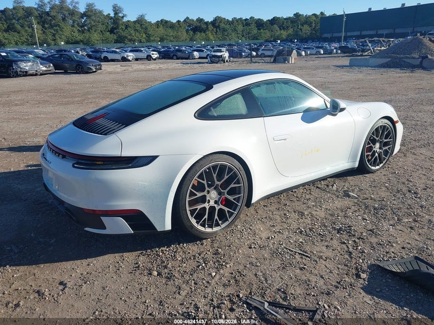 Vin: wp0ab2a92ls225262, lot: 46741431, porsche 911 carrera 4s/carrera s 20204