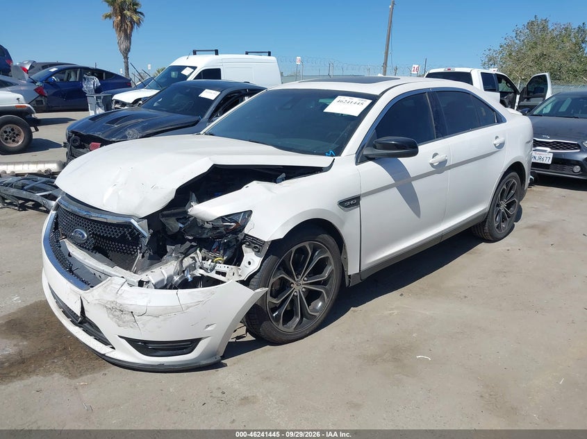 Vin: 1fahp2kt6dg154233, lot: 46741439, ford taurus sho 20132