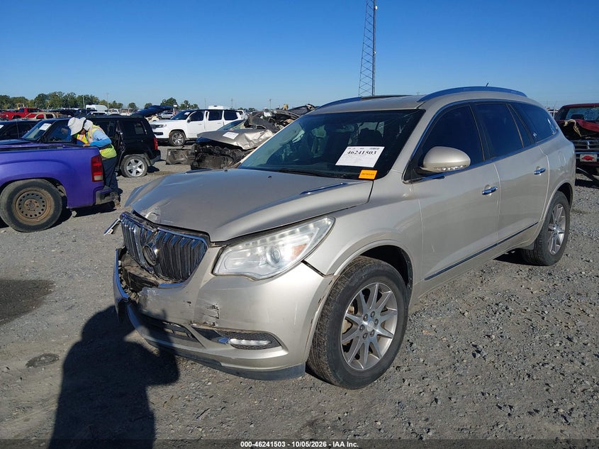 Vin: 5gakrbkd3fj229254, lot: 46741497, buick enclave leather 20152