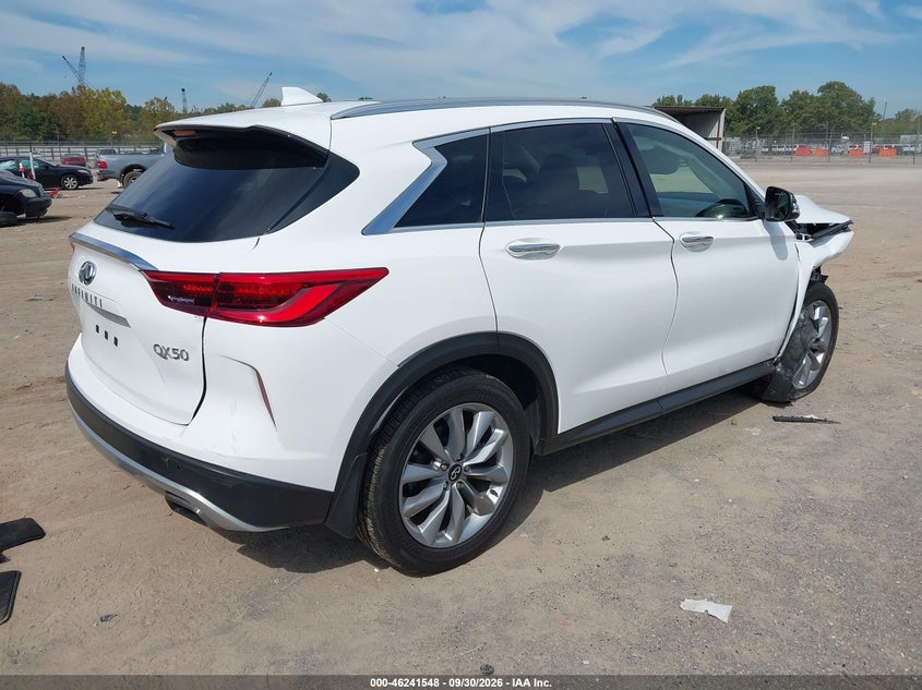 Vin: 3pcaj5bb7mf120026, lot: 46741542, infiniti qx50 luxe awd 20214