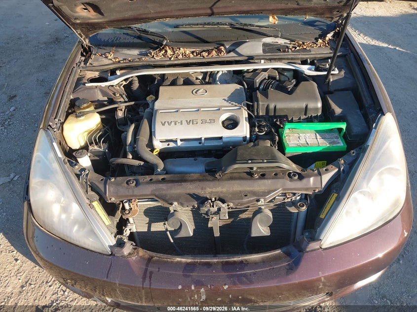 LEXUS ES 330 2004 VIN JTHBA30G840019193