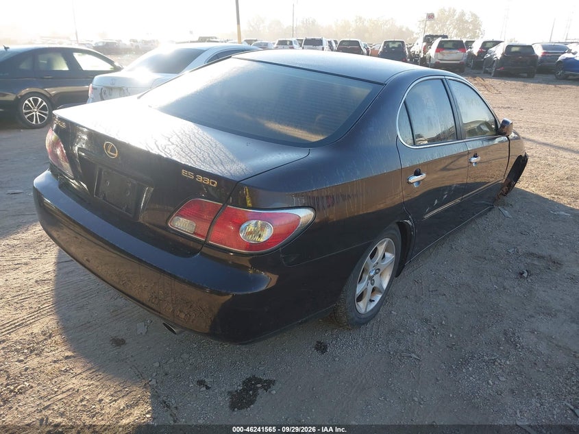 LEXUS ES 330 2004 VIN JTHBA30G840019193