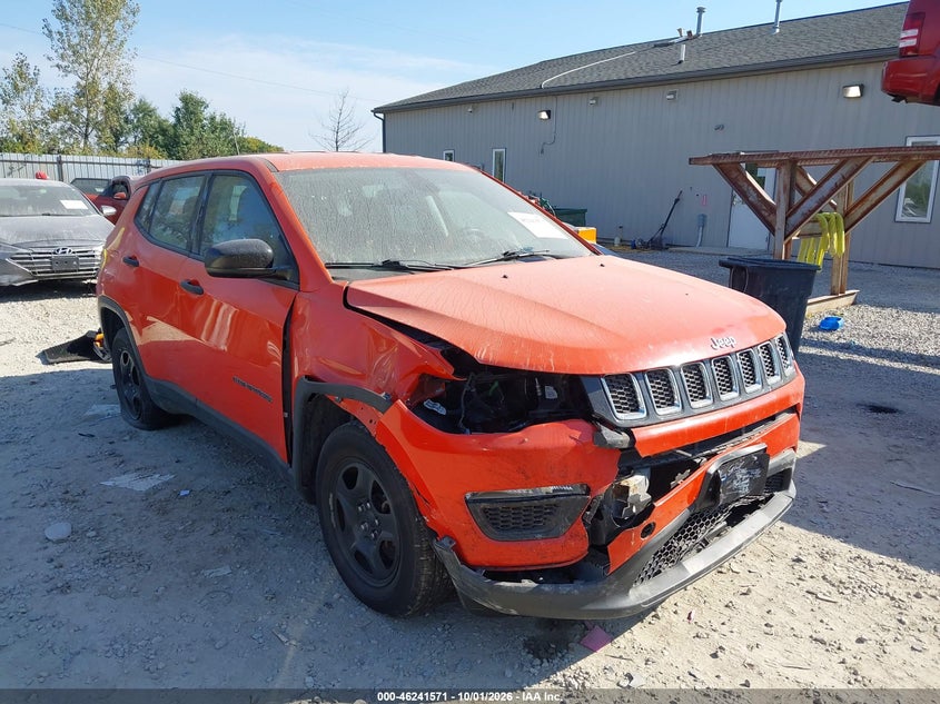 Vin: 3c4njcab3ht672444, lot: 46741565, jeep new compass sport fwd 2017 img_1