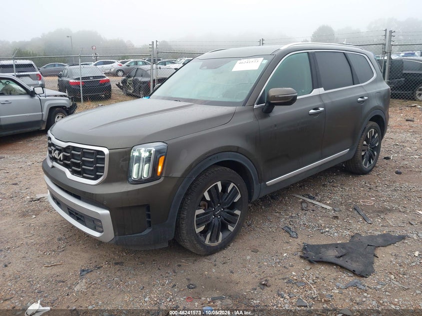 Vin: 5xyp5dgc9pg395453, lot: 46741567, kia telluride sx 20232