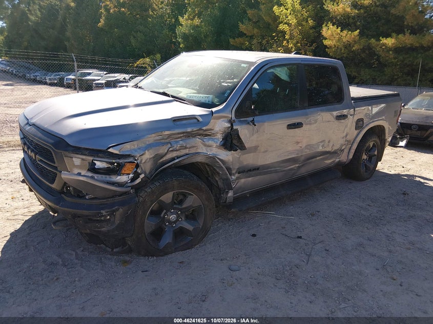 Vin: 1c6rrffg7rn135214, lot: 46741619, ram 1500 big horn  4x4 5'7 box 20242