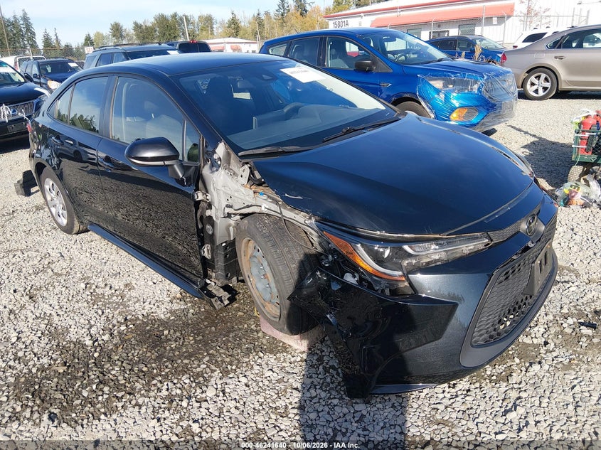 Vin: jtdepraexlj014471, lot: 46741634, toyota corolla le 20201