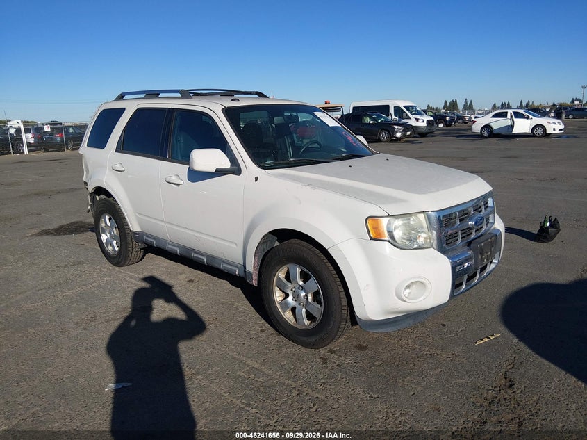 Vin: 1fmcu0eg0cka09745, lot: 46741650, ford escape limited 20121