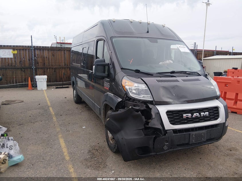 Vin: 3c6trvdg8ke506281, lot: 46741661, ram promaster 2500 high roof 159 wb 2019 img_1