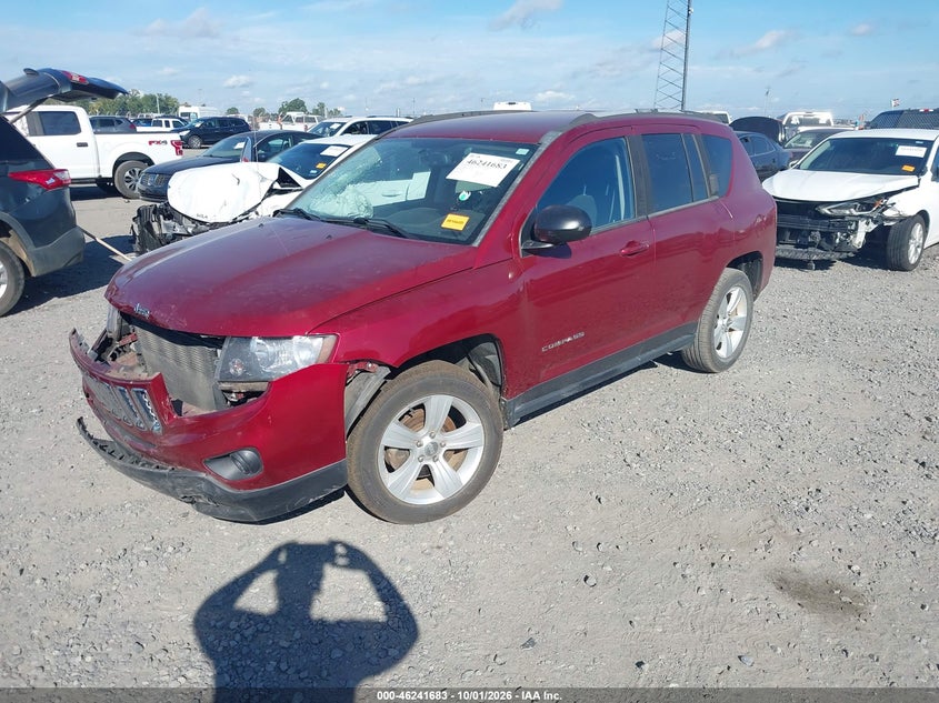 Vin: 1c4njcba0gd621493, lot: 46741677, jeep compass sport 20162